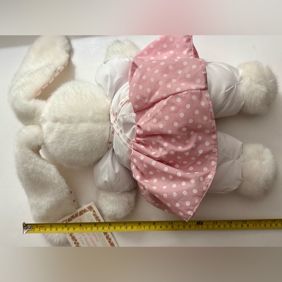 Adorable Pink Polka Dot Bunny Plush Toy Approx 17 Inches - Picture 8 of 16